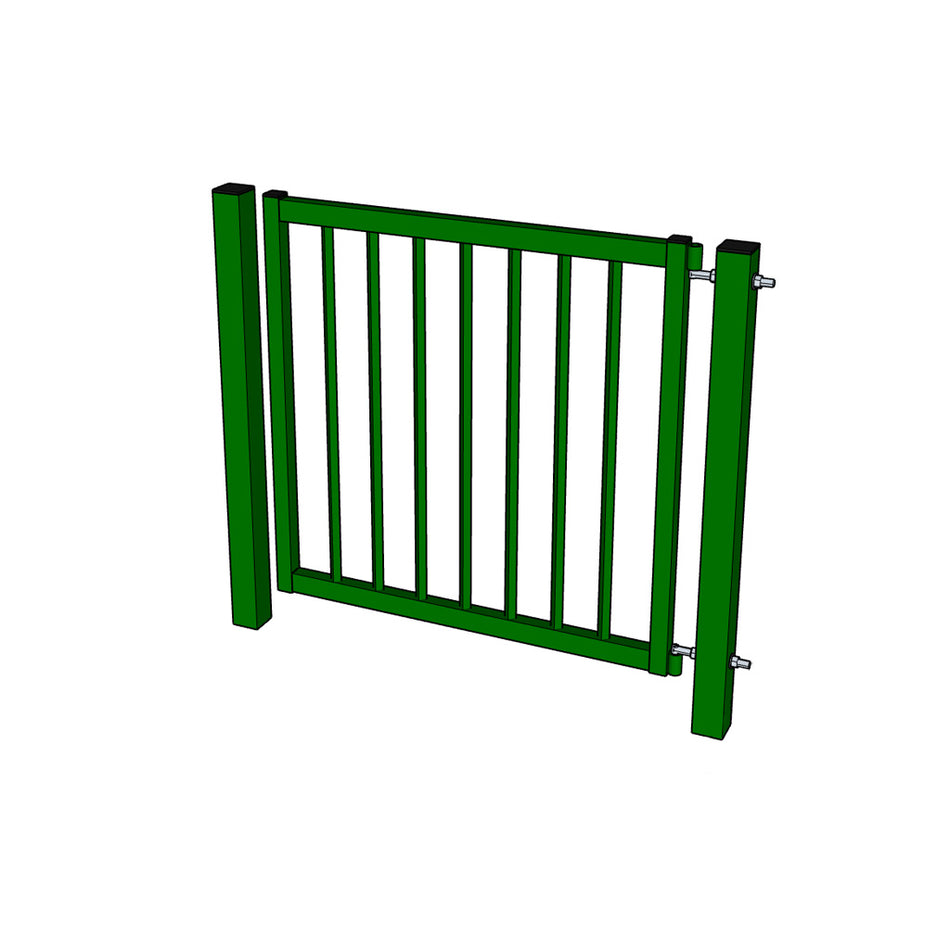 Villagrind enkel – mörkgrön