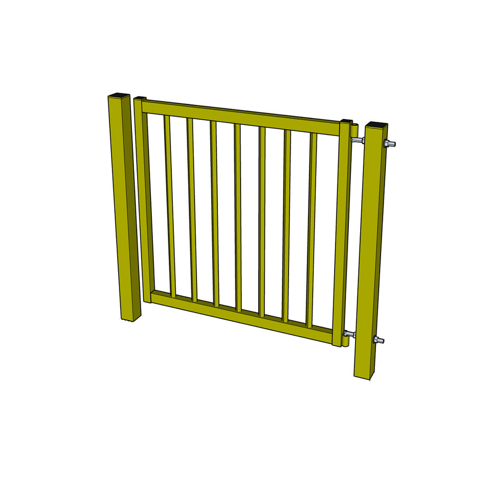 Villagrind enkel – olivgrön