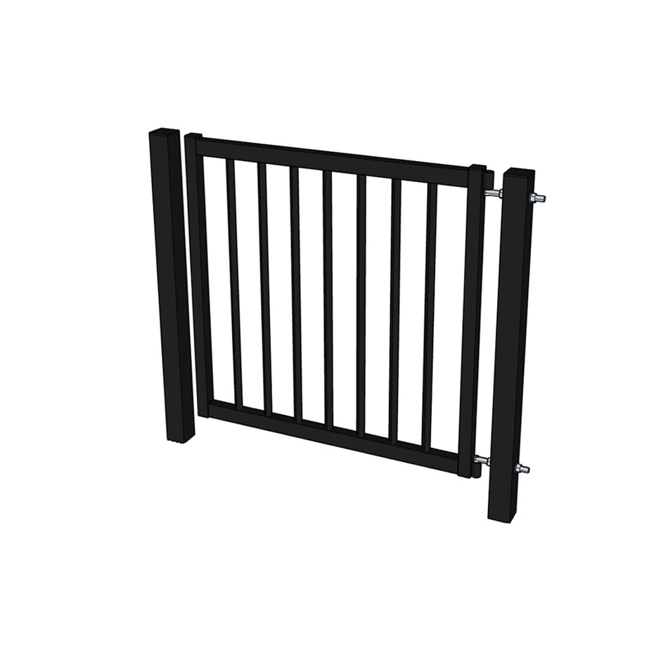 Villagrind enkel – svart