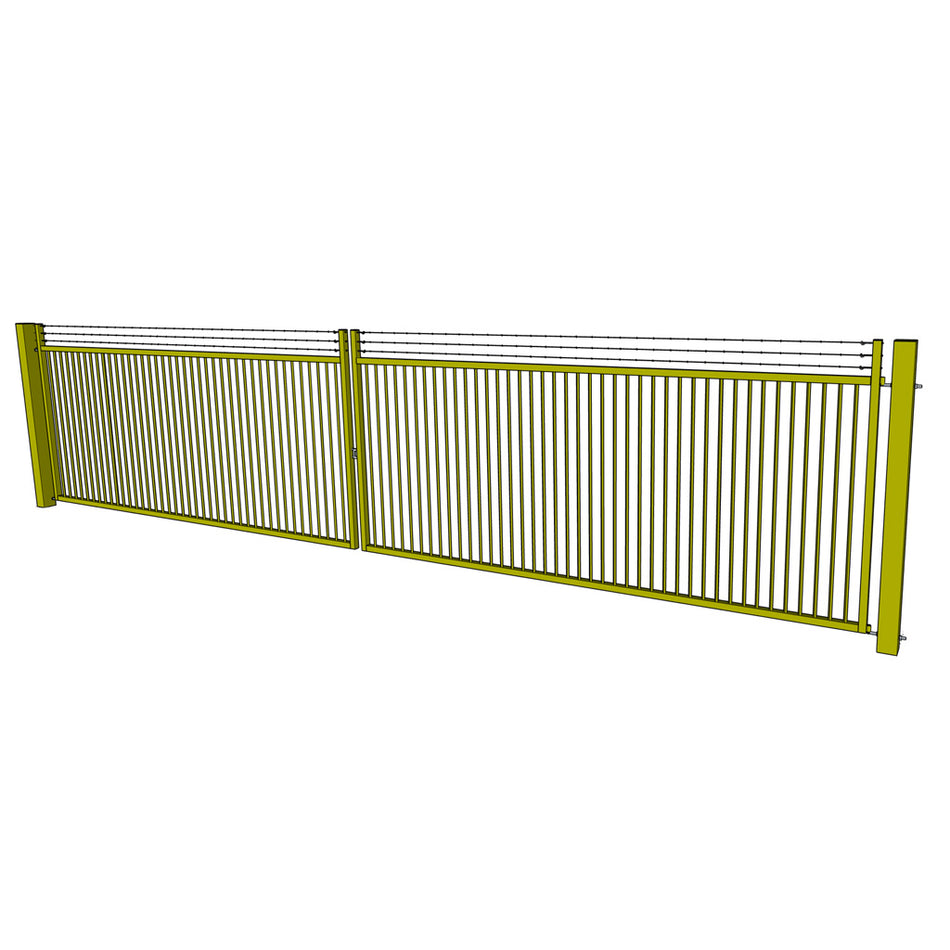 Dubbel Slaggrind Olivgrön