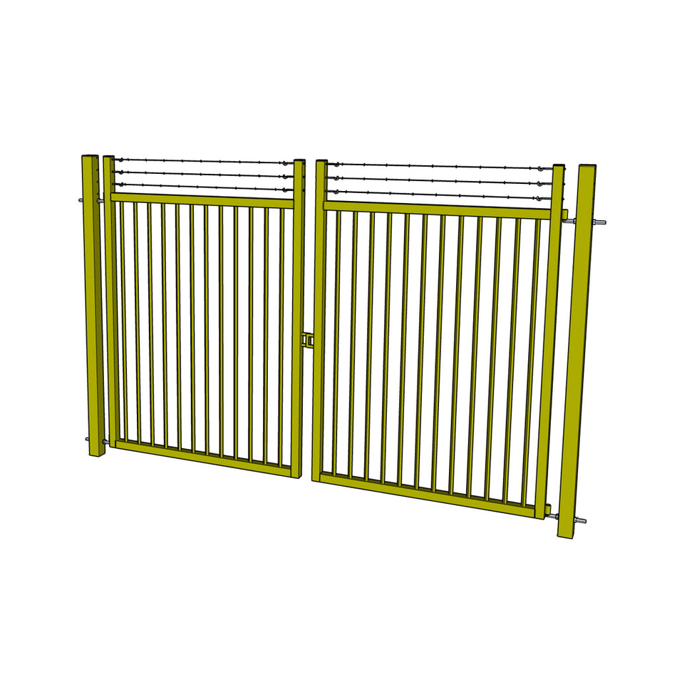 Dubbel Slaggrind Olivgrön