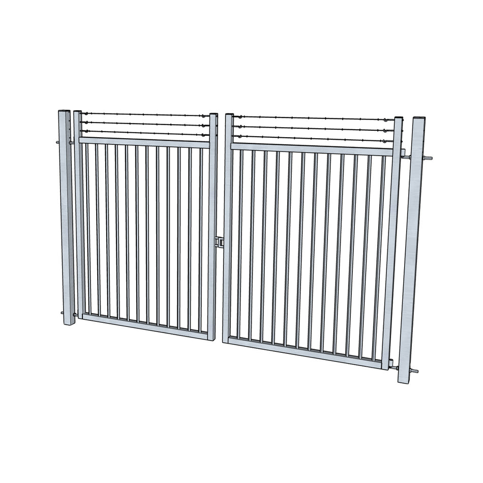 Dubbel Slaggrind Varmförzinkad