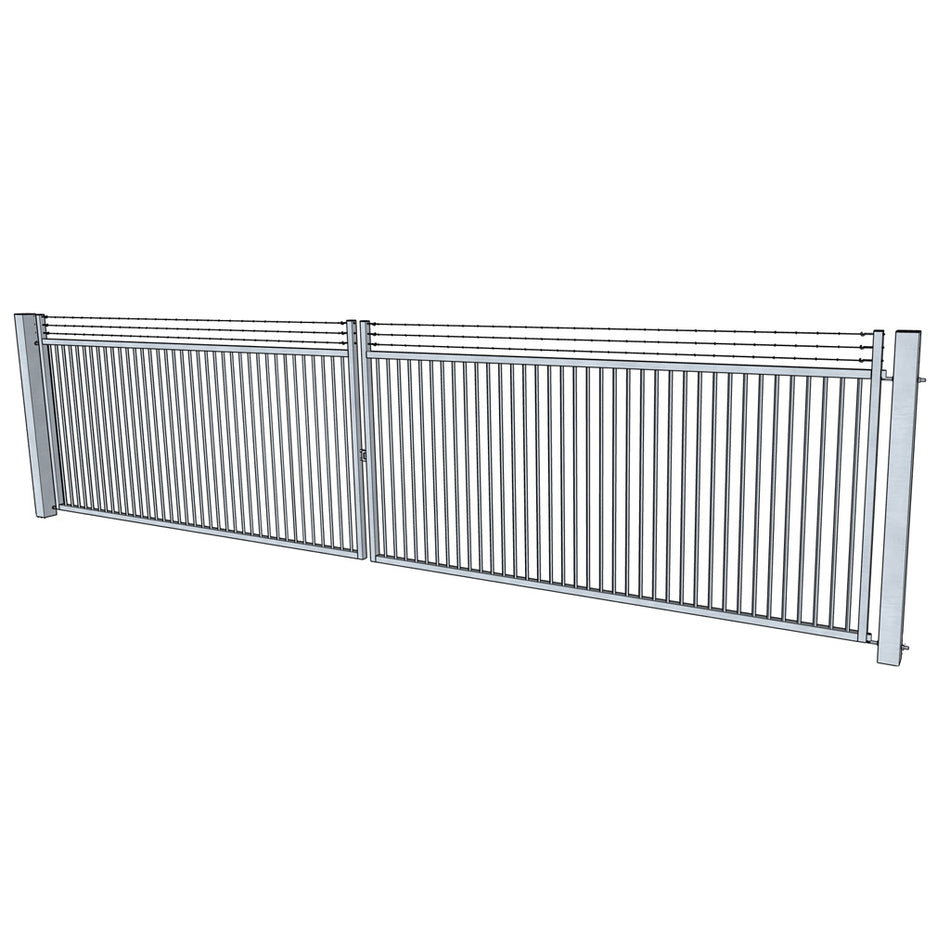 Dubbel Slaggrind Varmförzinkad