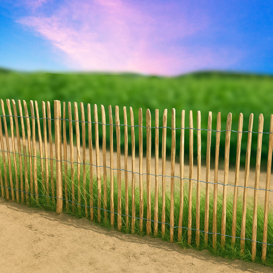 Kastanjestaket på rulle