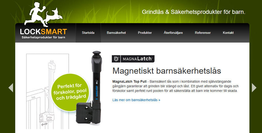 Nya lås och gångjärn från LockSmart i sortiment