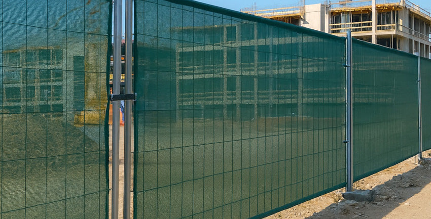 Byggstängsel - Byggstaket - kompletta paket om 105m med ställ