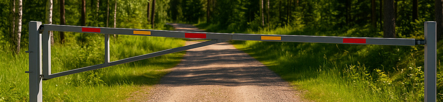 Vägbom, trafikbom, vridbom,lyftbom,manuella bommar, 