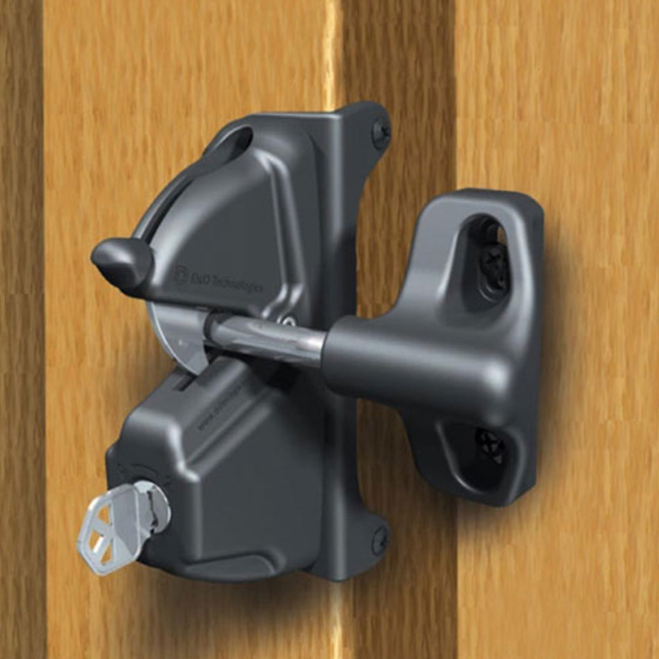 LokkLatch Deluxe black - Smart grindlås