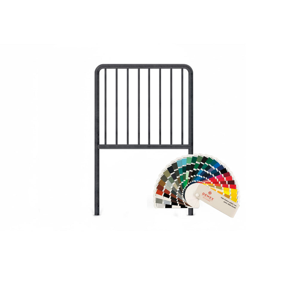 Skyddsräcke lackerat svart