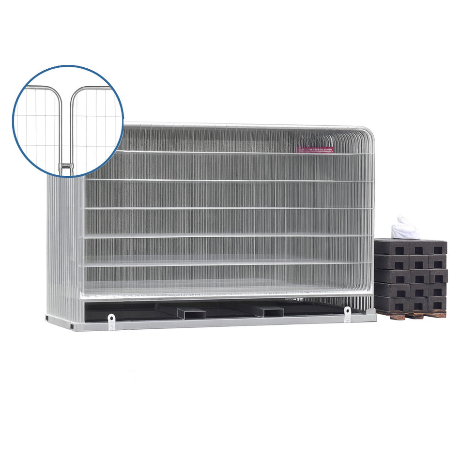 Byggstaket - MS Shaped 105 m - Komplett