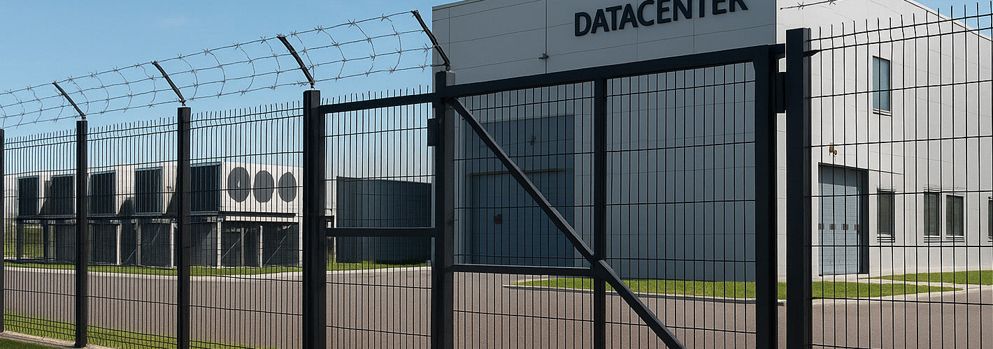 Stängsel och Grindar anpassade för Datacenter och serverhallar.