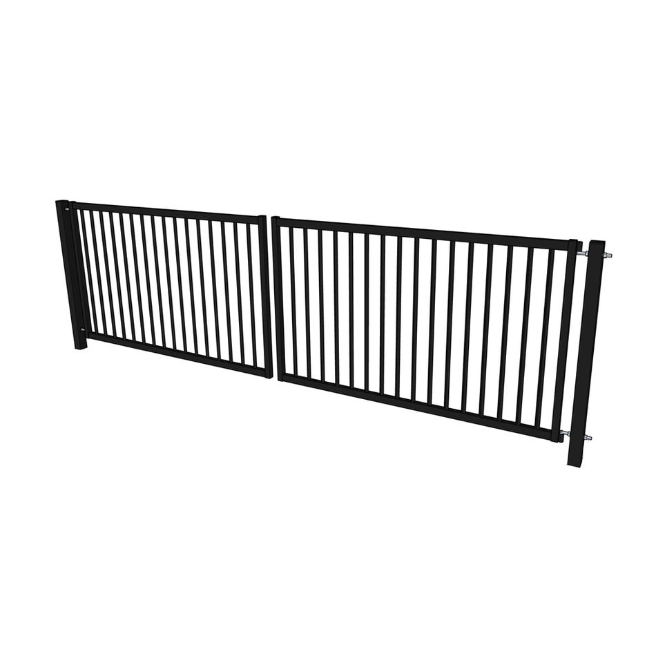 Villagrind dubbel 2+2m – svart