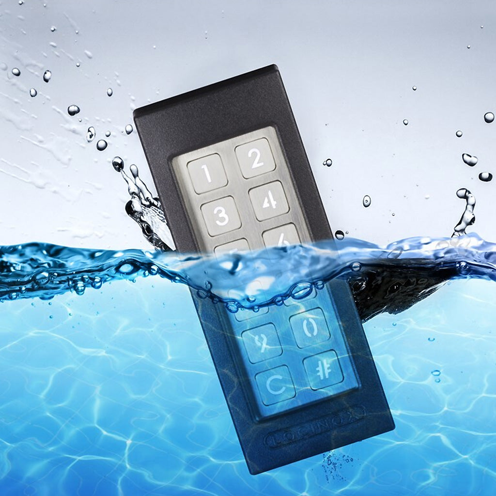 Vattensäkert kodlås för nordiskt klimat - perfekt för grindar. porter och bommar.