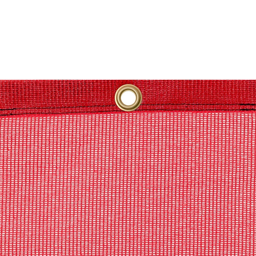 Insynsskydd - Vindnät – Bandväv - Löpmeterpris löpande alt. hel rulle om 50 eller 100m. Monteras enkelt på stängsel ink karbinhakar för öljetter varje 0.5m meter. Färg: Röd