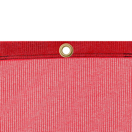 Insynsskydd - Vindnät – Bandväv - Löpmeterpris löpande alt. hel rulle om 50 eller 100m. Monteras enkelt på stängsel ink karbinhakar för öljetter varje 0.5m meter. Färg: Röd