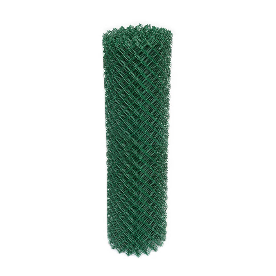 Mörkgrön stängselrulle 25 m – höjd 2000mm, 50x50x3 mm plastbelagt nät