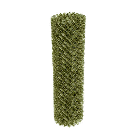 Olivgrön stängselrulle 25 m – höjd 2000mm, 50x50x3 mm plastbelagt nät