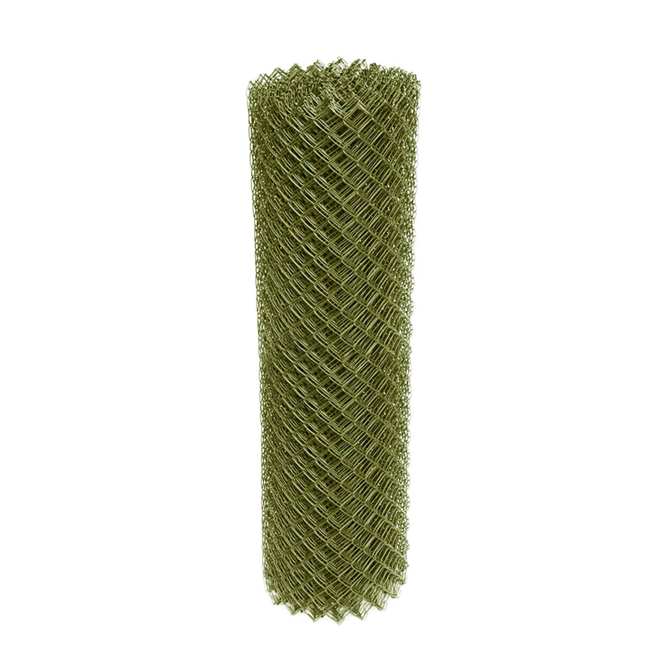 Olivgrön stängselrulle 25 m – höjd 2000mm, 50x50x3 mm plastbelagt nät