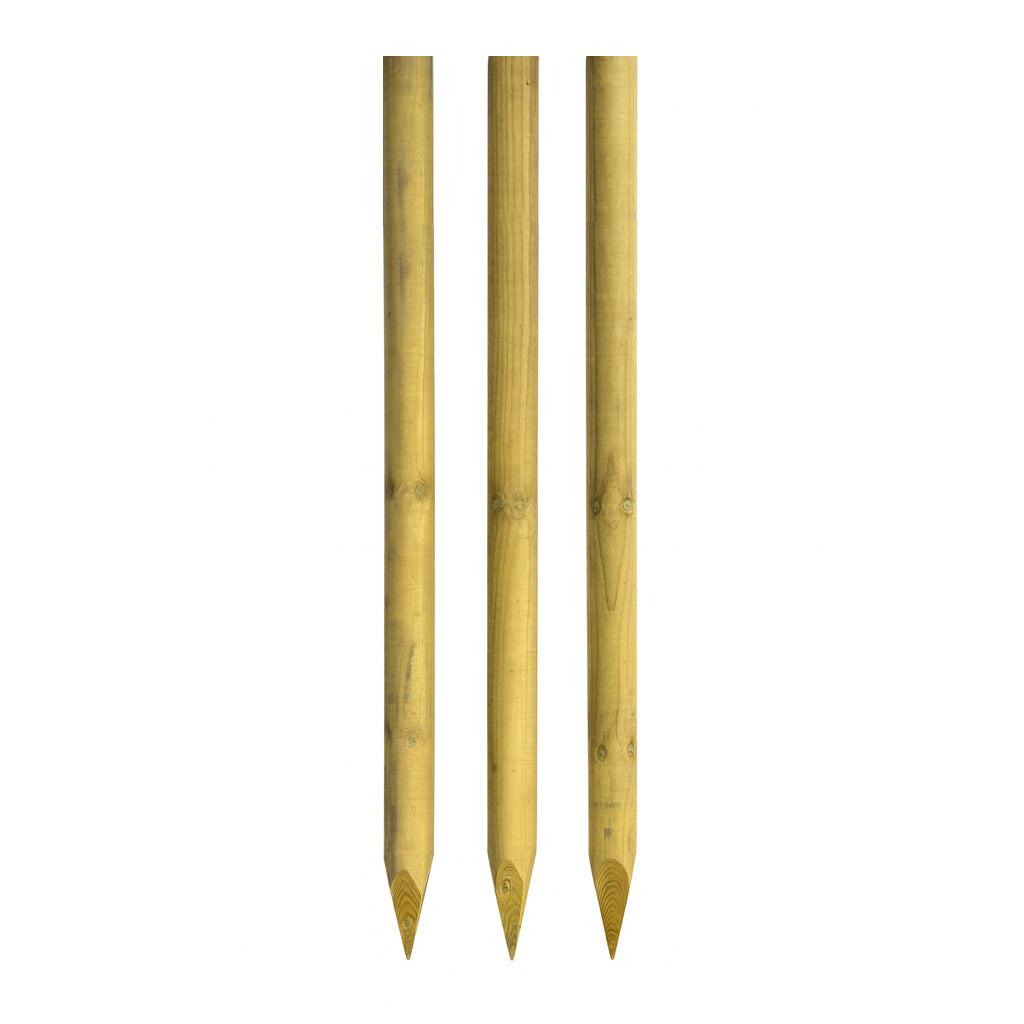  impregnerade trästolpar Ø70×2400 mm