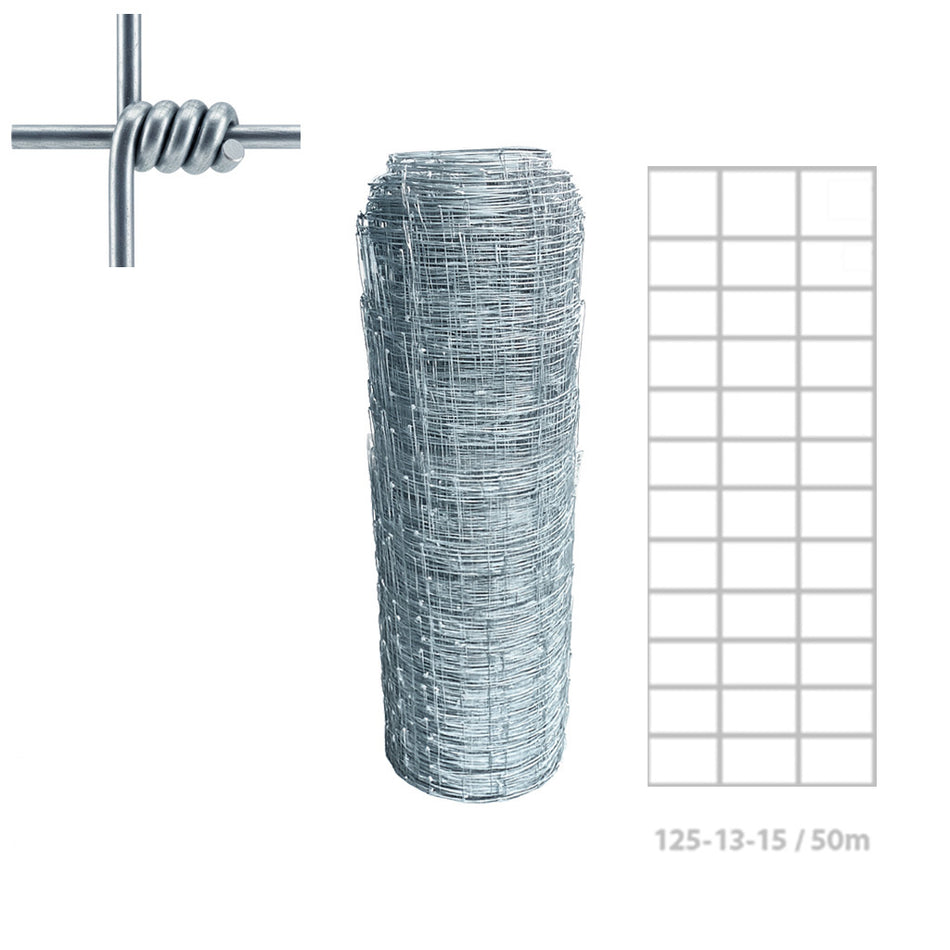 Viltstängselpaket 125 cm - 50m