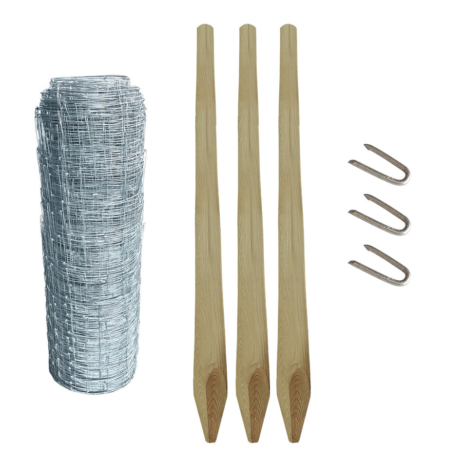 Viltstängselpaket 125 cm - 50m