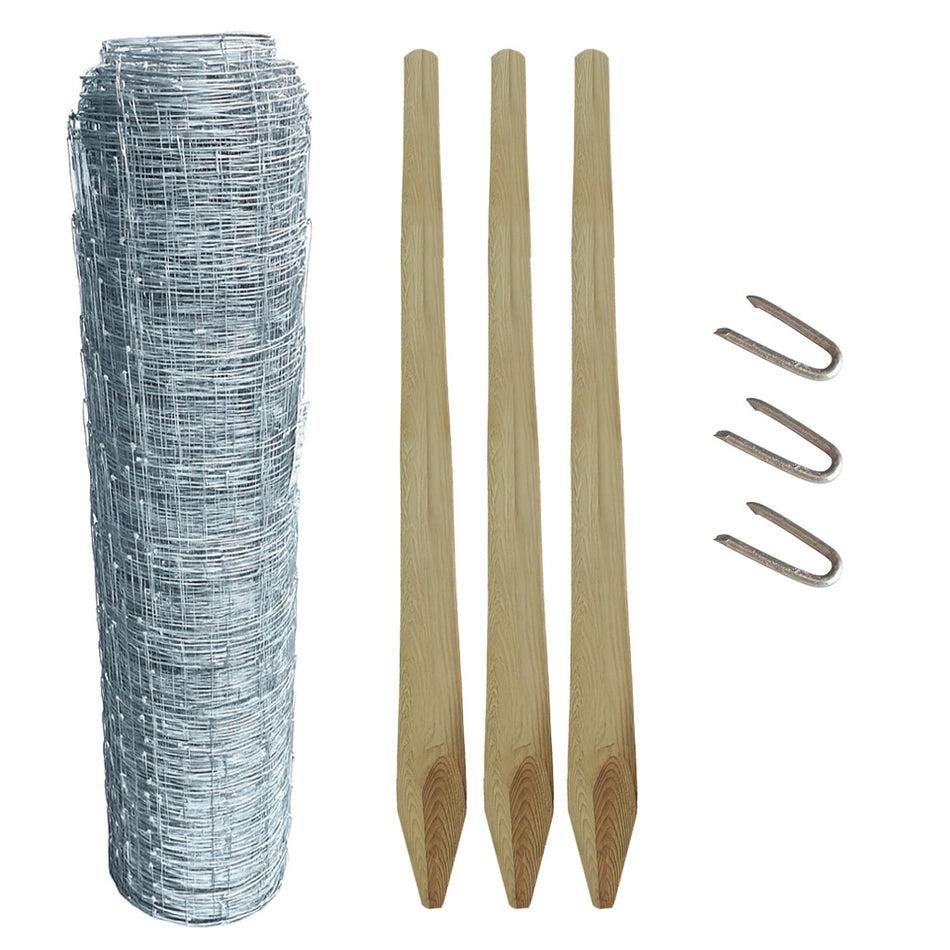 Viltstängselpaket 200 cm - 50m "GLES"
