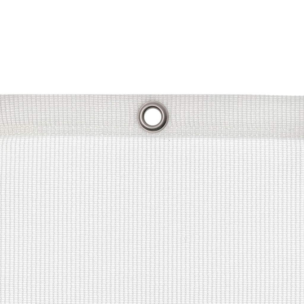 Insynsskydd - Vindnät – Bandväv - Löpmeterpris löpande alt. hel rulle om 50 eller 100m. Monteras enkelt på stängsel ink karbinhakar för öljetter varje 0.5m meter. Färg: Vit